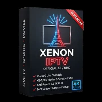 Boîte 3D Abonnement Xenon IPTV 12 Mois VIP