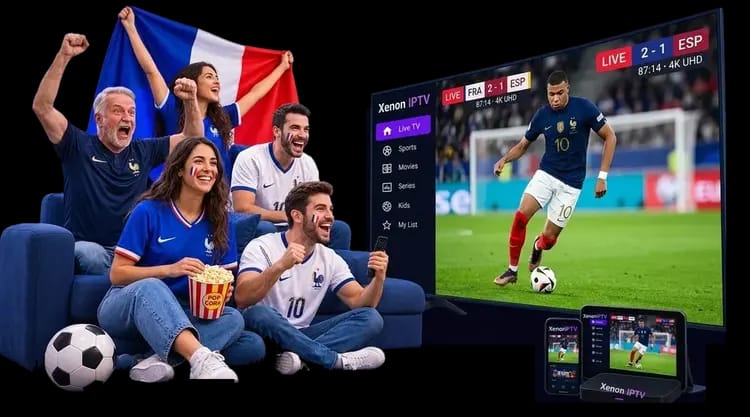 Abonnement IPTV France 4K en direct et VOD stable sans coupure - Xenon IPTV
